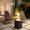 Flash Furniture Delia Indoor/Outdoor Folding Acacia Wood Chair, Low Profile Lounge for Patio, Porch, Garden, Brown LTS-0441-BR-GG - alternate 3